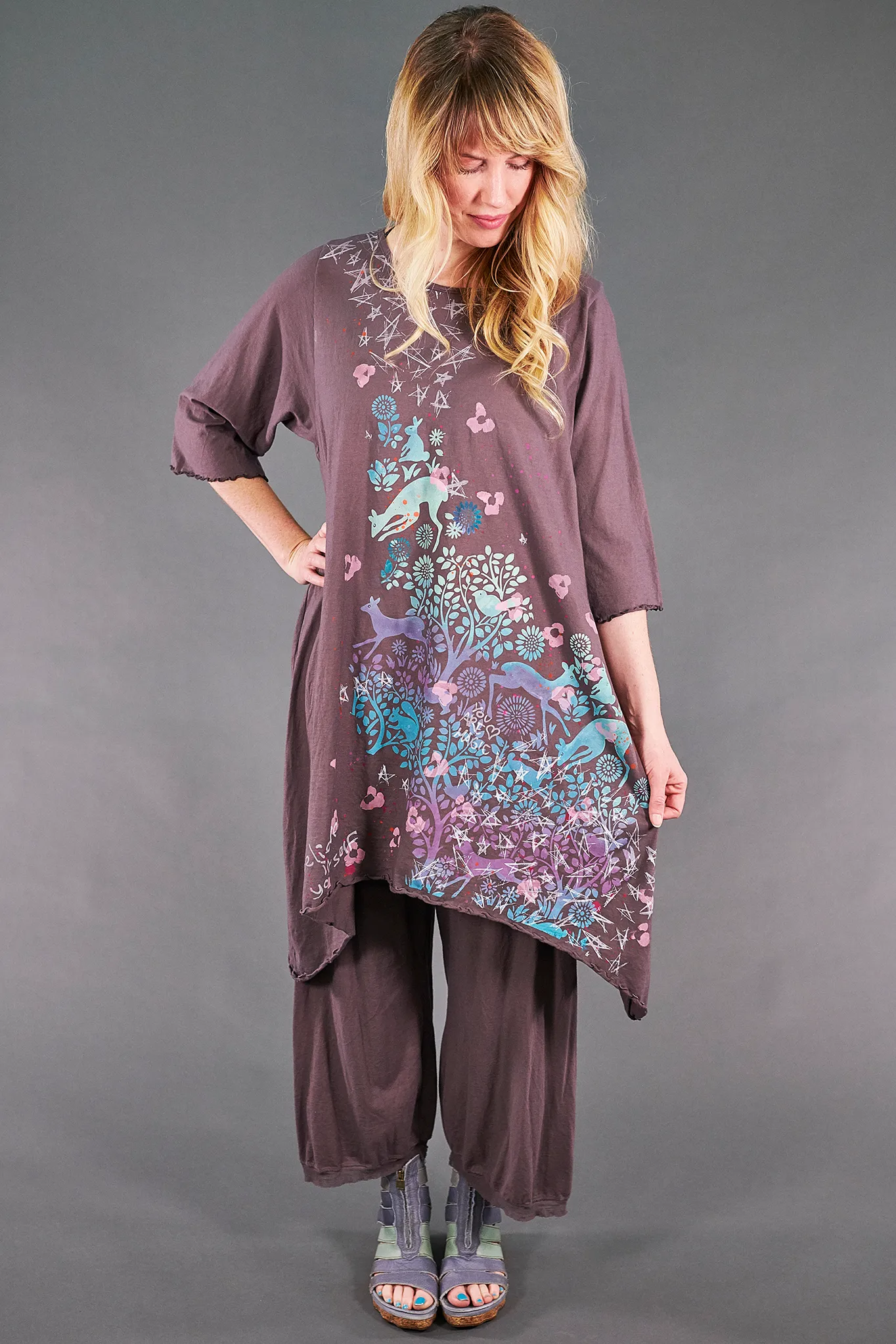 1565 Swing Tunic Flint-Ethereal Forest