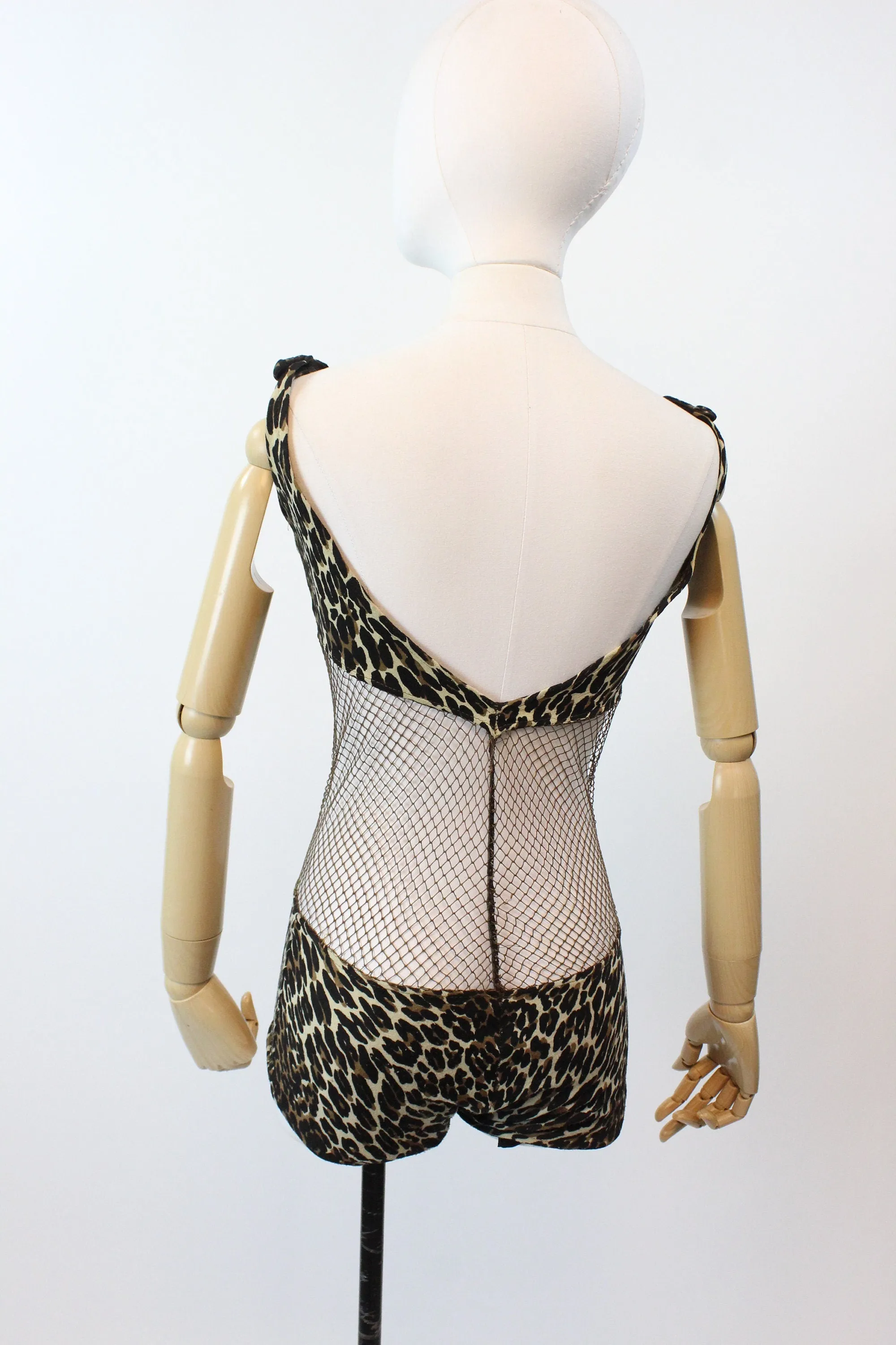 1960s 1964 RARE leopard COLE of California SCANDAL swimsuit  | new spring summer