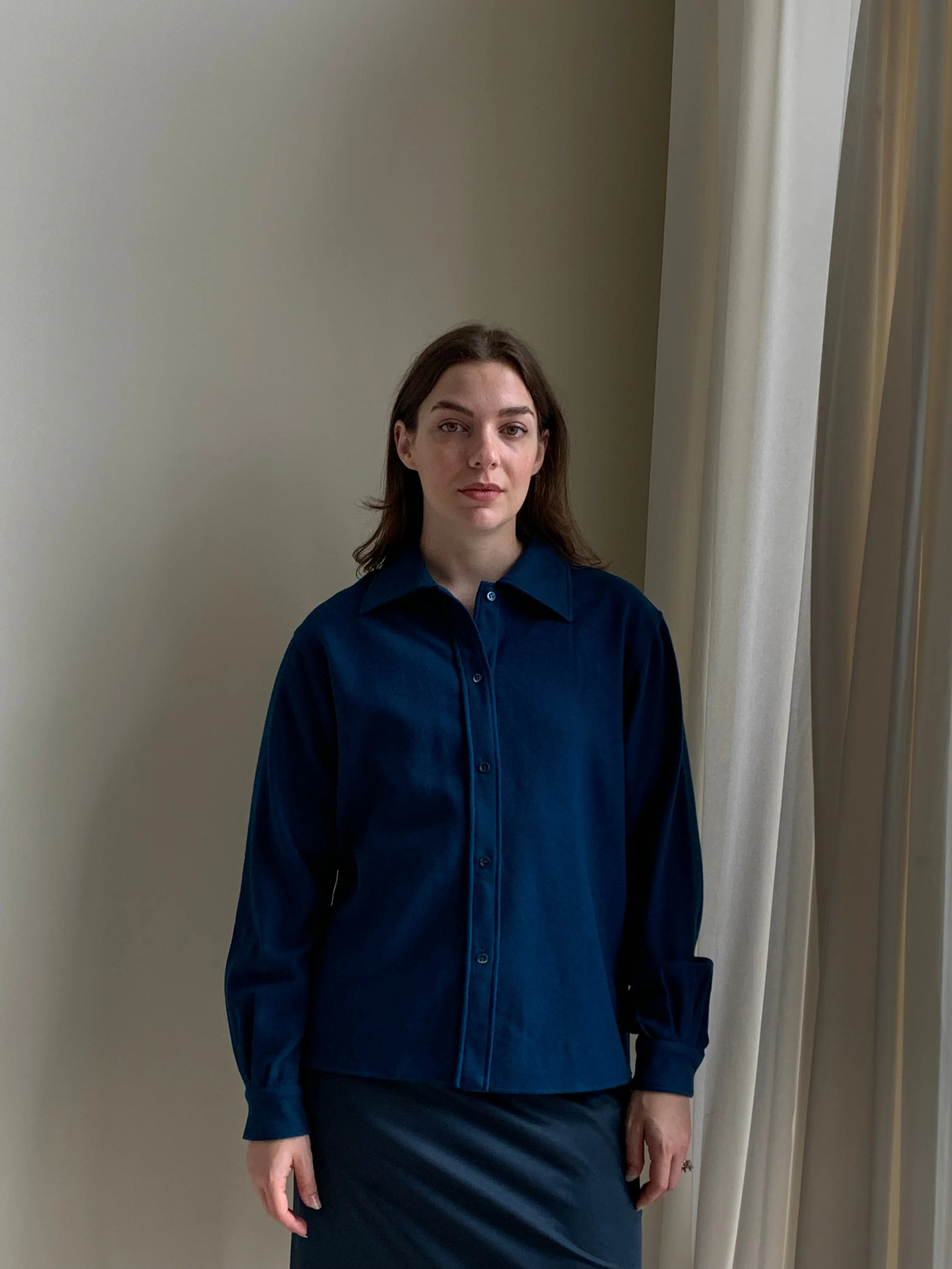1960s saint laurent wool shirt