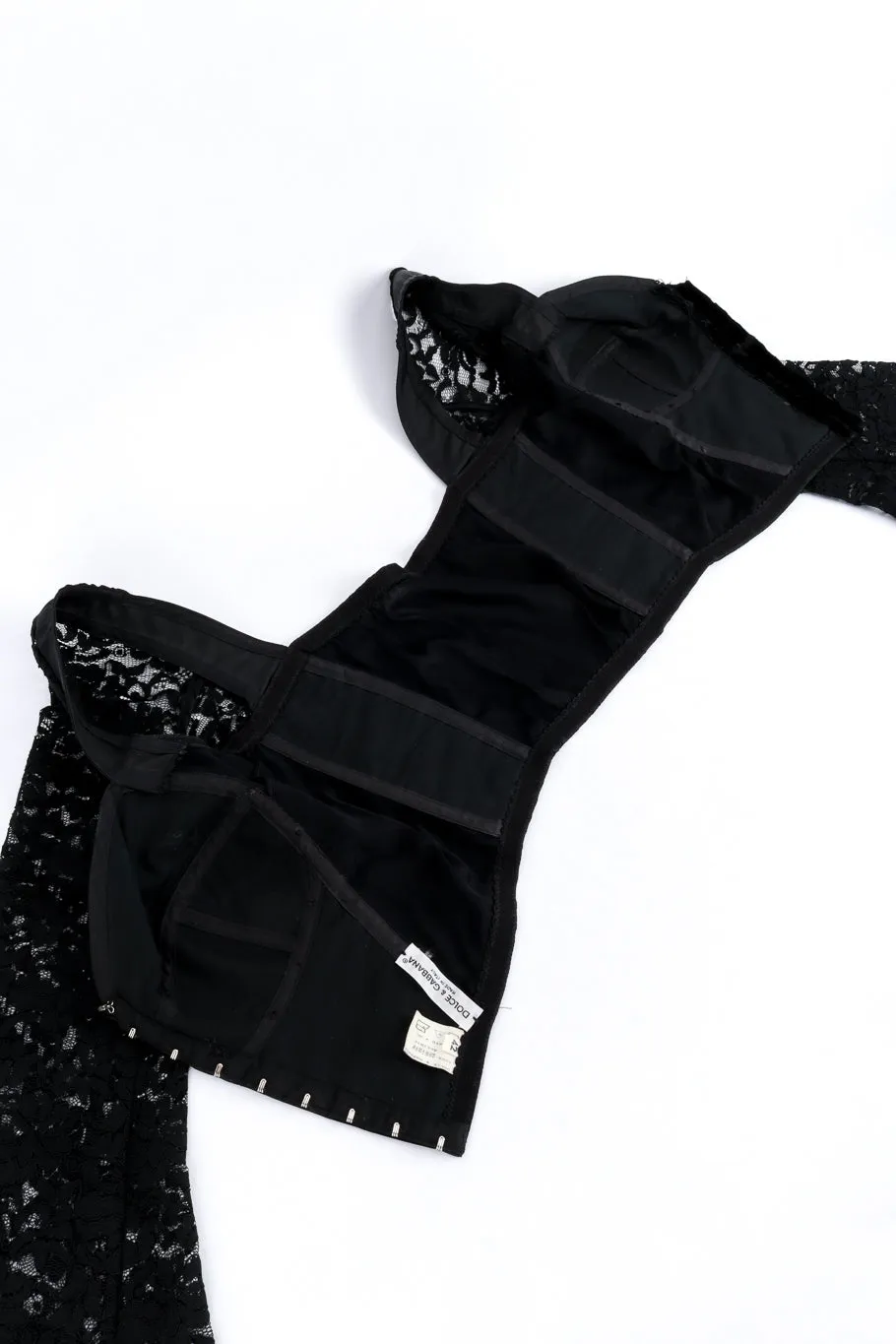 1993 S/S Satin & Lace Crop Bustier