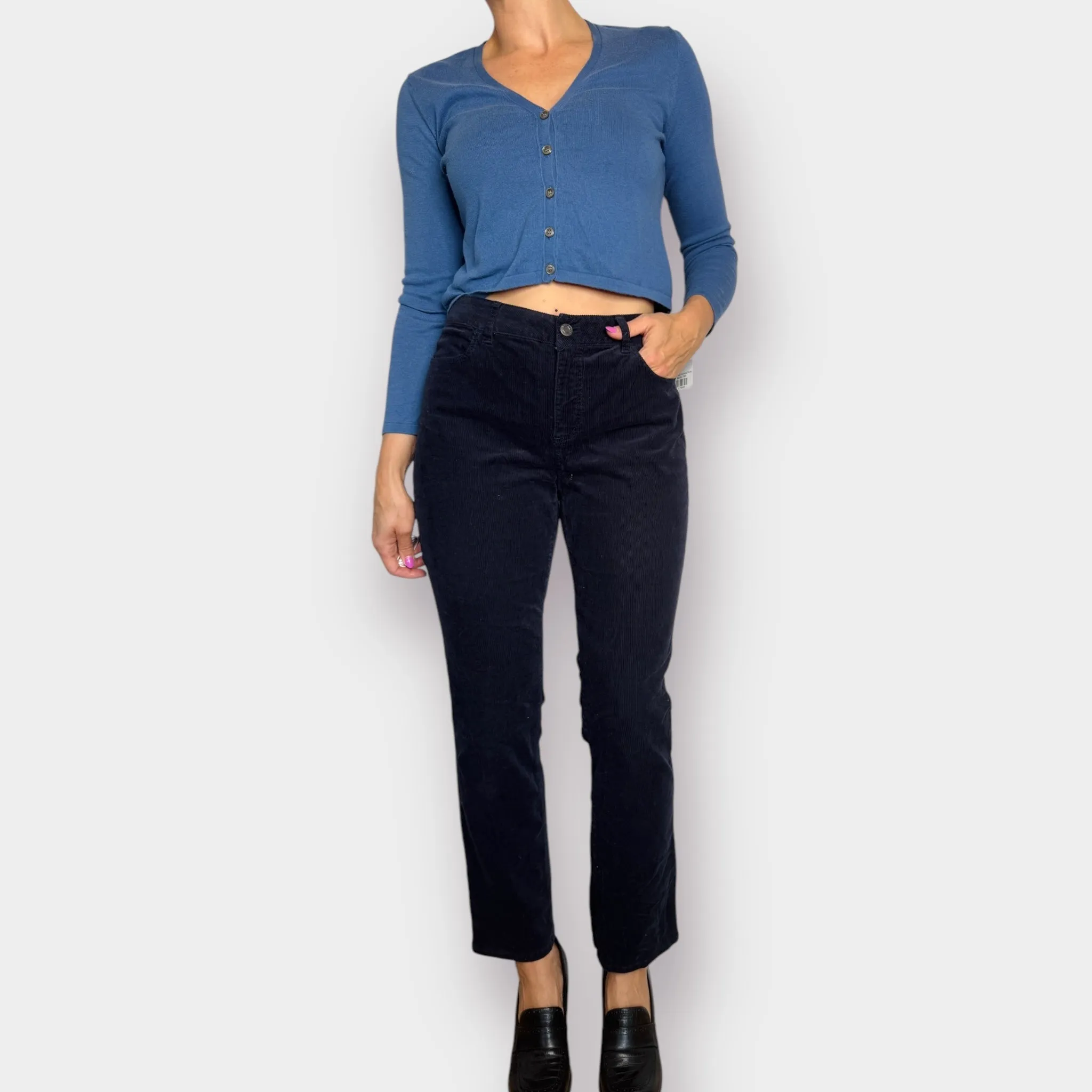 2000s Talbots Navy Corduroy Pants