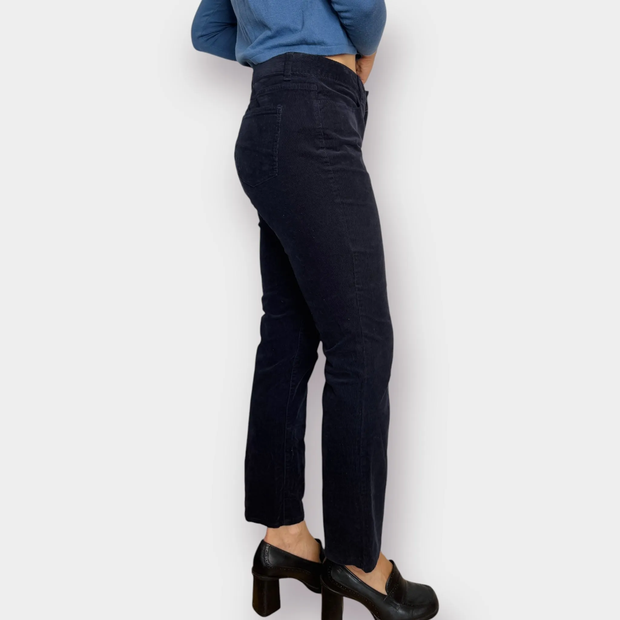 2000s Talbots Navy Corduroy Pants