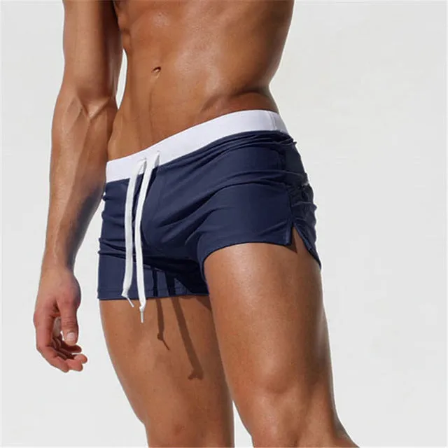 2018 Summer Swimwear Men Swimsuit Maillot De Bain Boy Swim Suits Boxer Shorts Swim Trunks Swimming Surf Banadores mayo sungas