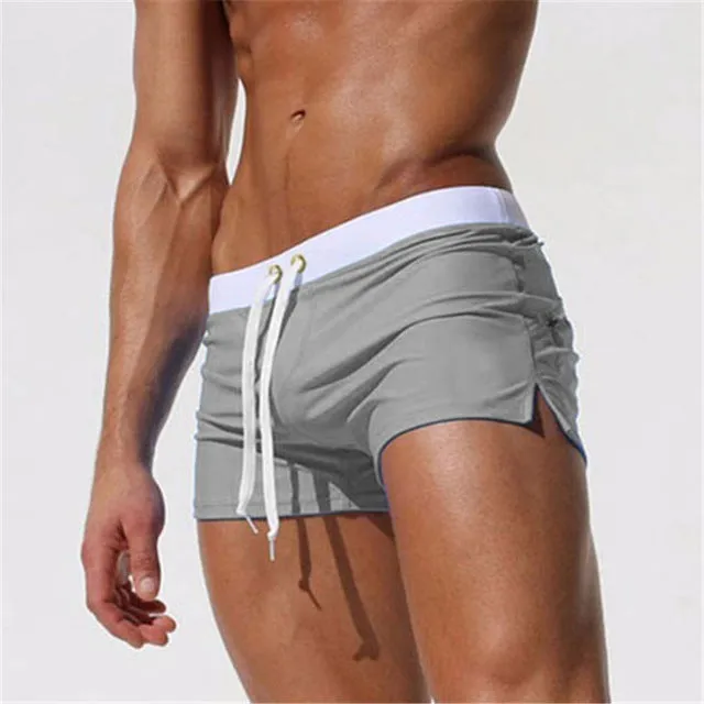 2018 Summer Swimwear Men Swimsuit Maillot De Bain Boy Swim Suits Boxer Shorts Swim Trunks Swimming Surf Banadores mayo sungas