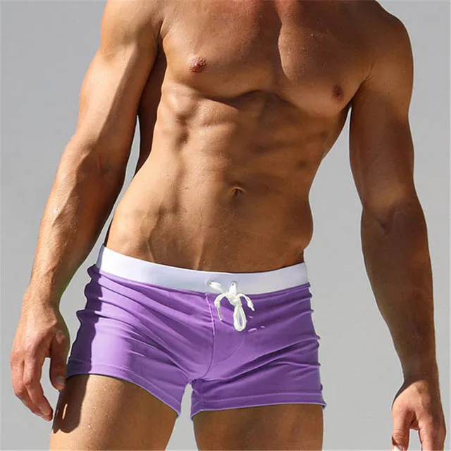2018 Summer Swimwear Men Swimsuit Maillot De Bain Boy Swim Suits Boxer Shorts Swim Trunks Swimming Surf Banadores mayo sungas