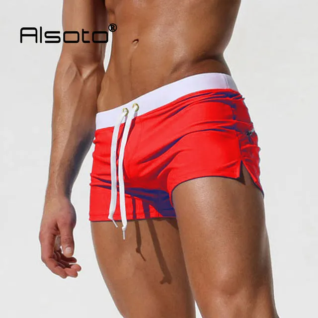 2018 Summer Swimwear Men Swimsuit Maillot De Bain Boy Swim Suits Boxer Shorts Swim Trunks Swimming Surf Banadores mayo sungas