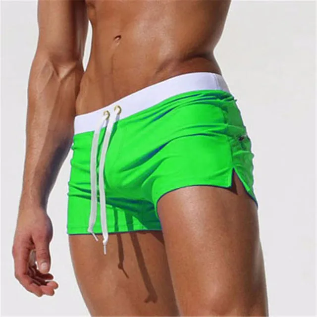 2018 Summer Swimwear Men Swimsuit Maillot De Bain Boy Swim Suits Boxer Shorts Swim Trunks Swimming Surf Banadores mayo sungas