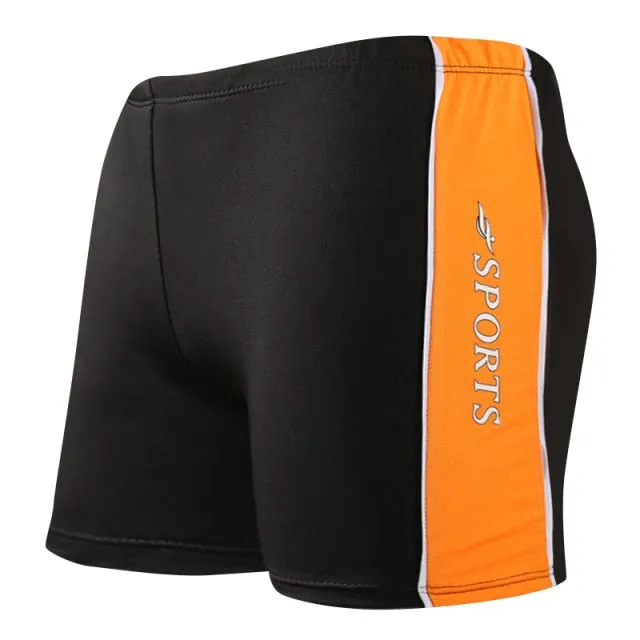 2020 Men Swimsuit Summer Swimming Trunks Waterproof Sexy Pants Racing Beach Shorts Men's Boxer Briefs for Surffing Water Sport