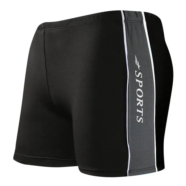2020 Men Swimsuit Summer Swimming Trunks Waterproof Sexy Pants Racing Beach Shorts Men's Boxer Briefs for Surffing Water Sport