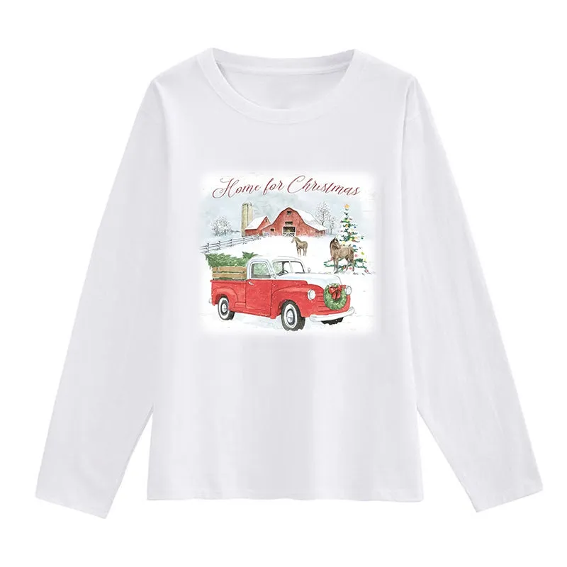 2022 Merry Christmas Women's White T-Shirts