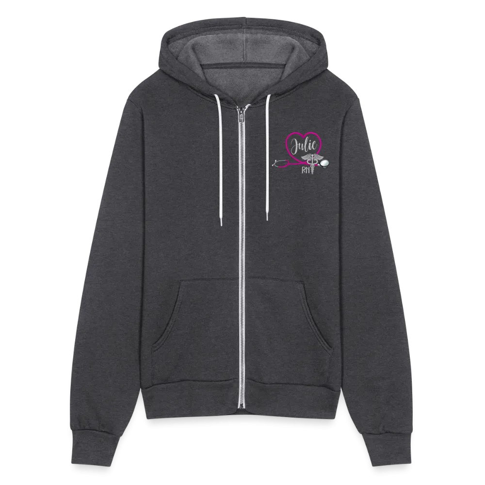 3450574588 Bella   Canvas Unisex Full Zip Hoodie
