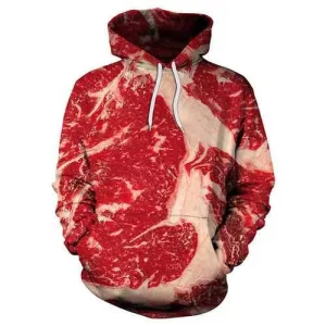 3D Printed Fun Meat Hoodies