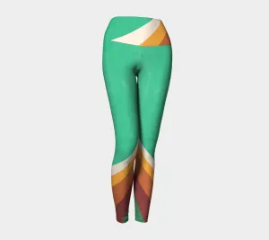 70's Green Color Block