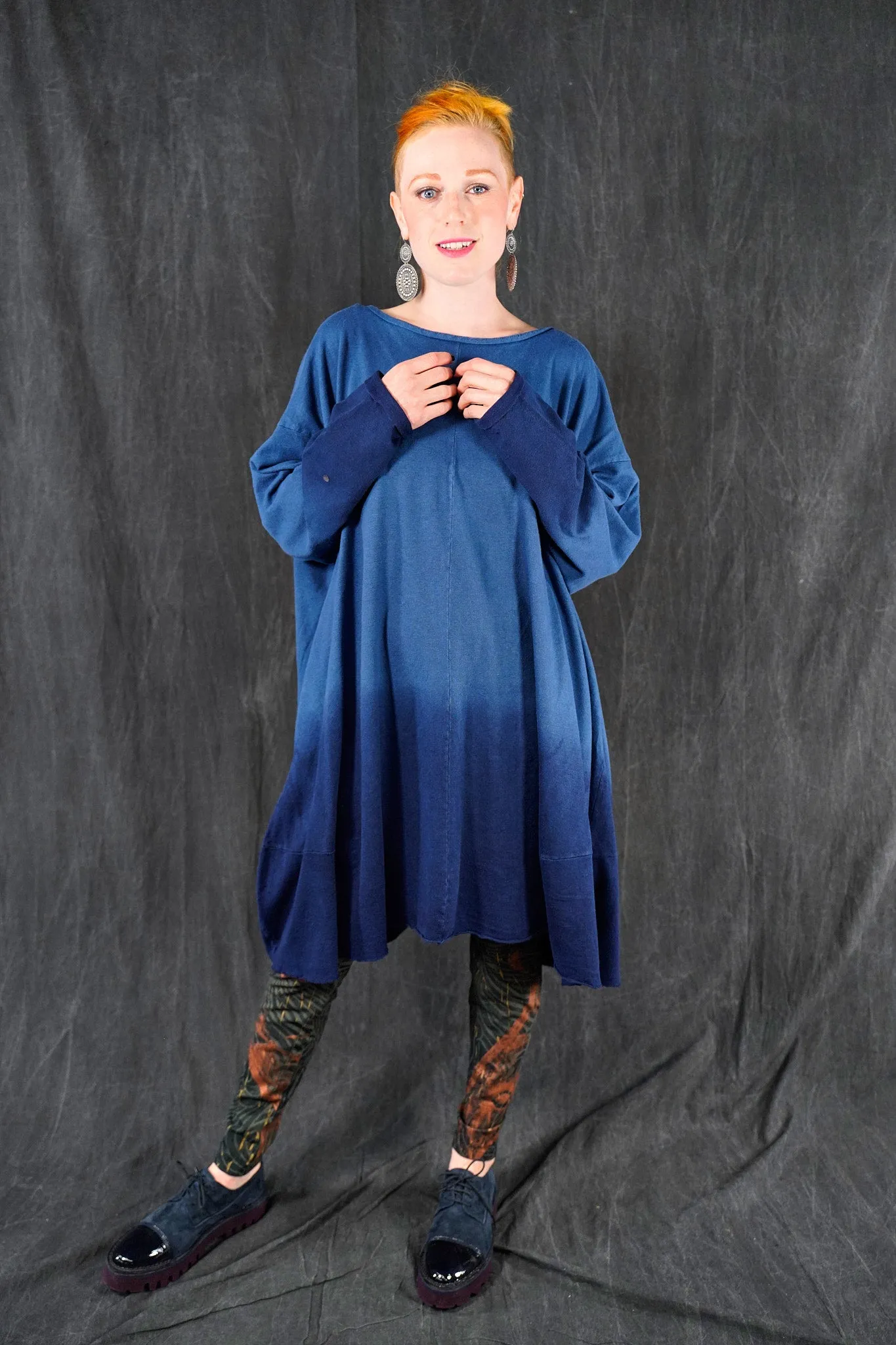 7240 Story Dress Ombre Blues-U