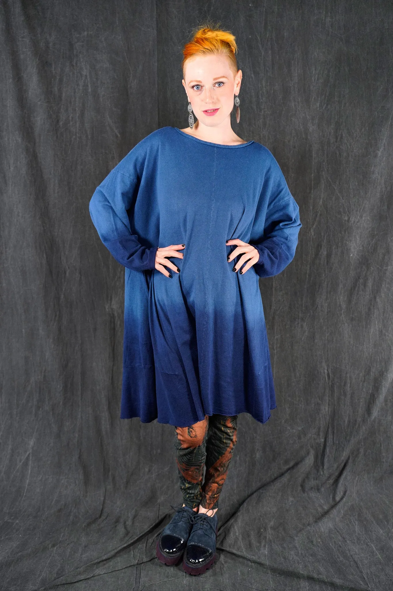 7240 Story Dress Ombre Blues-U