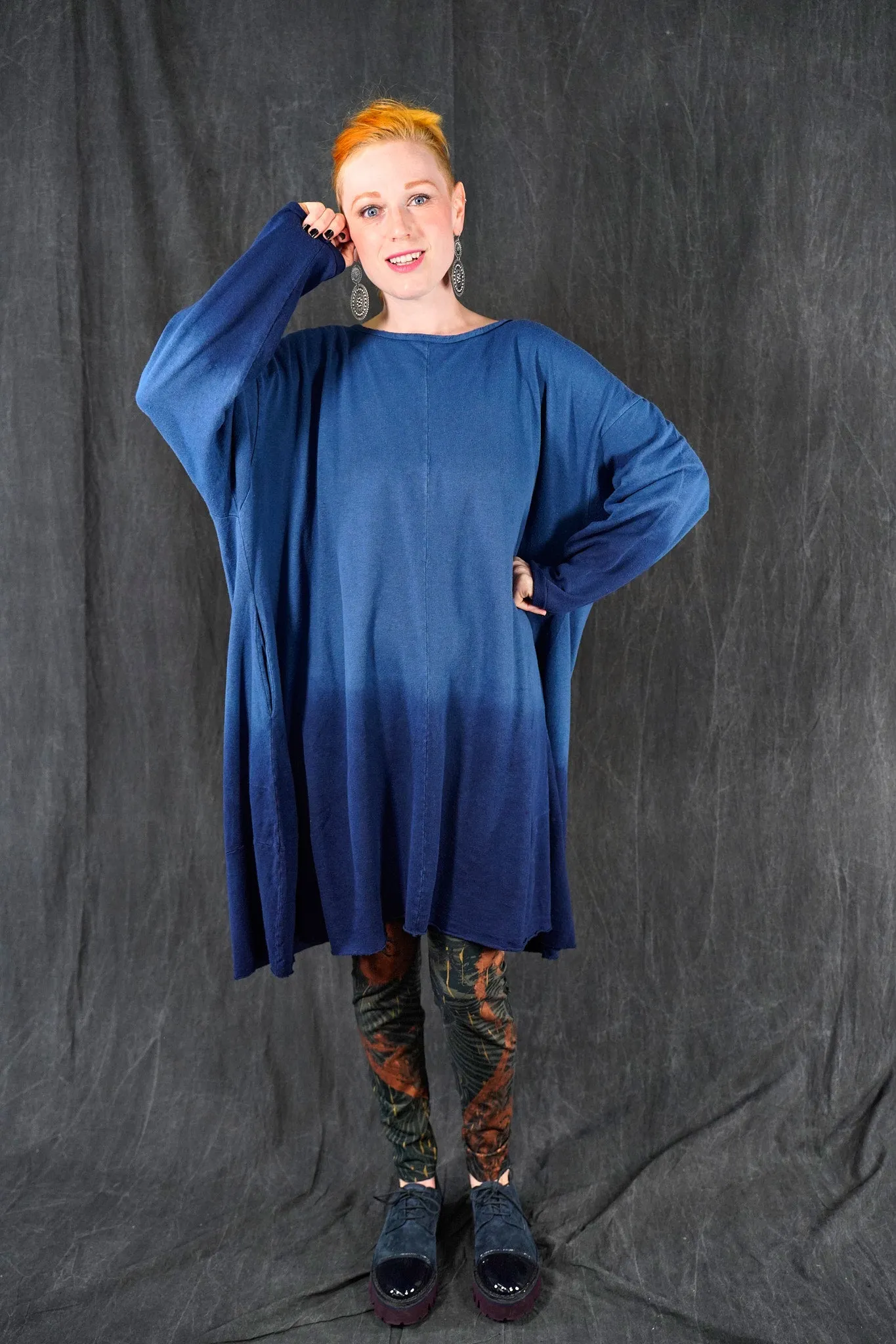 7240 Story Dress Ombre Blues-U