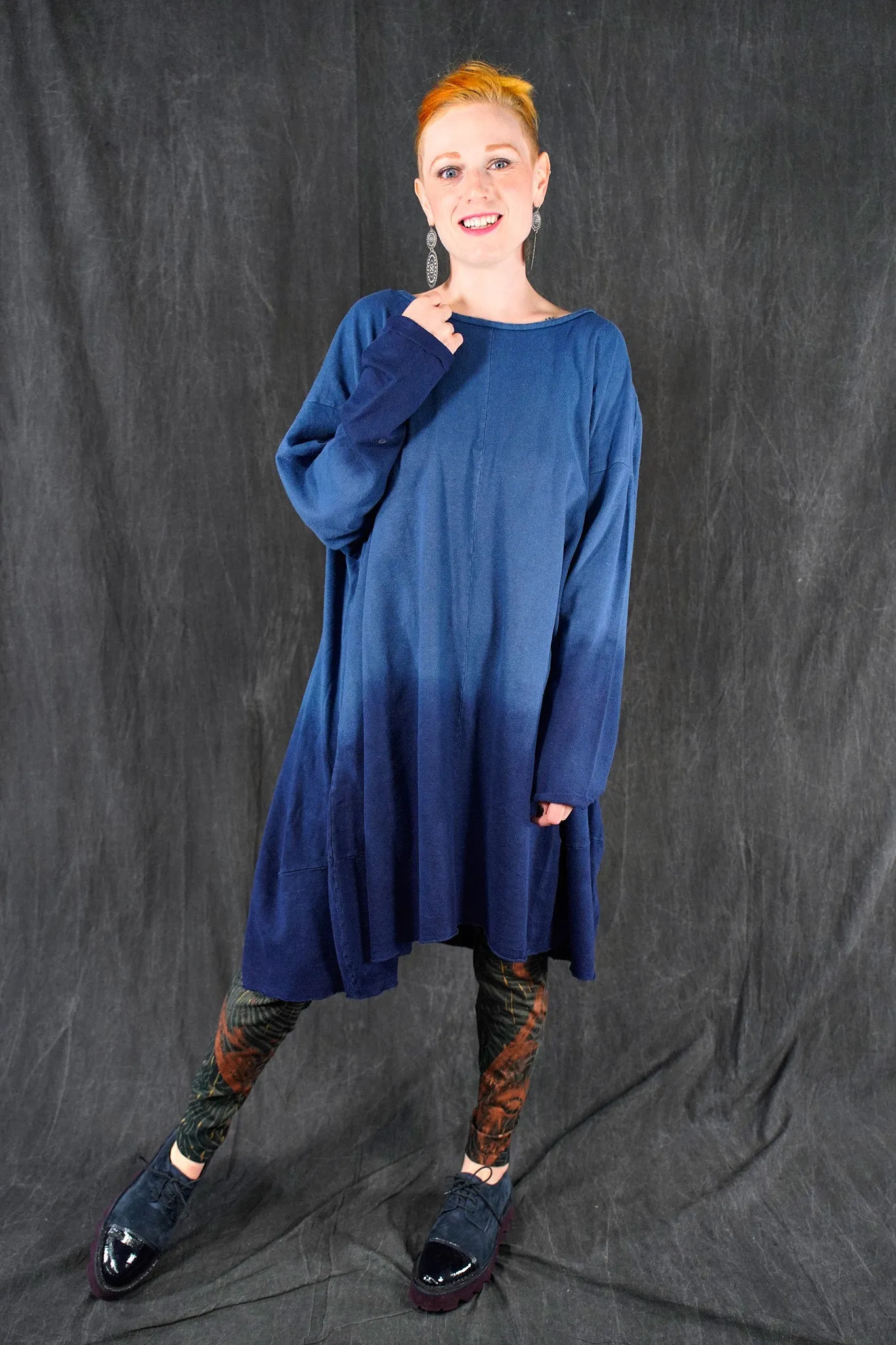 7240 Story Dress Ombre Blues-U