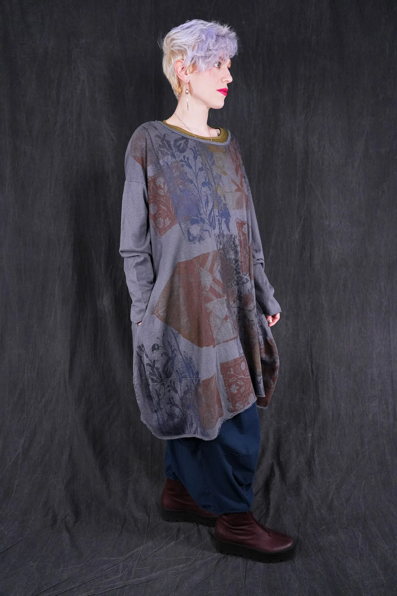 7240 Winter Story Dress Rock-P