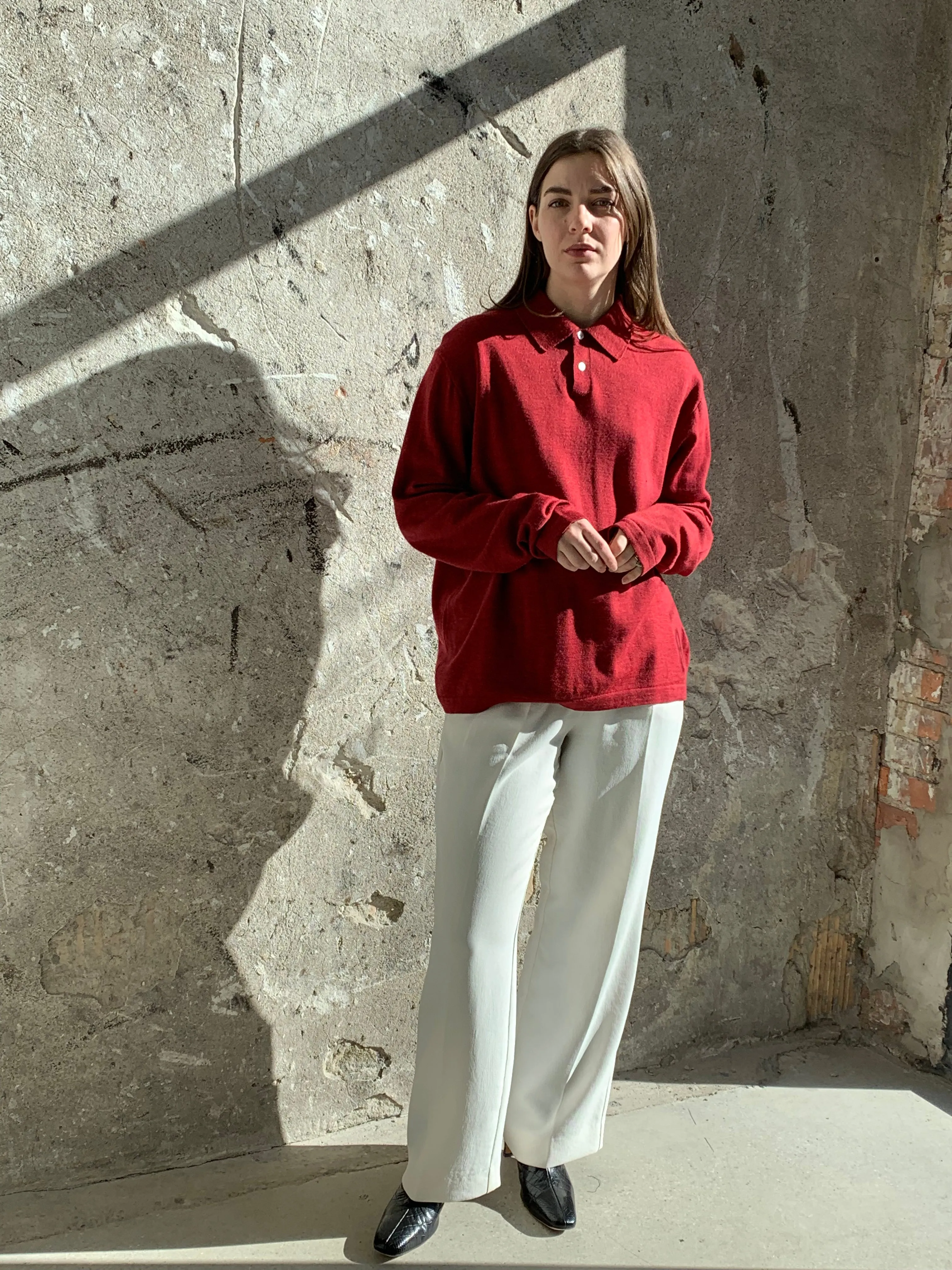 90s J.Crew wool polo