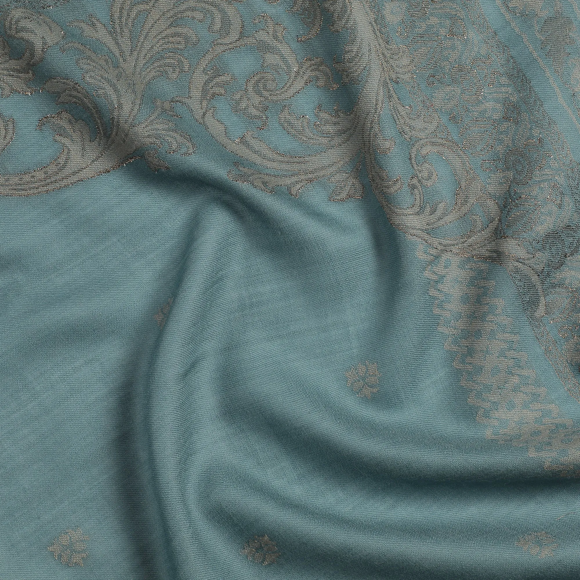 Aadila Majestic Wool Elegance Woven Design Shawl