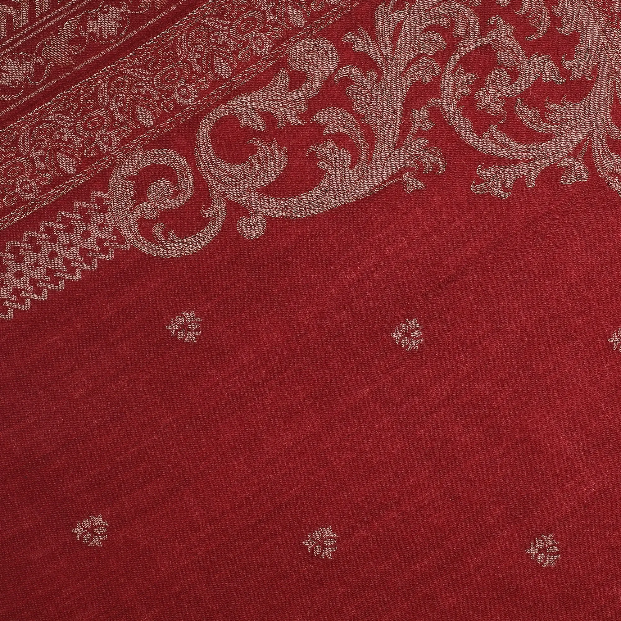 Aadila Majestic Wool Elegance Woven Design Shawl