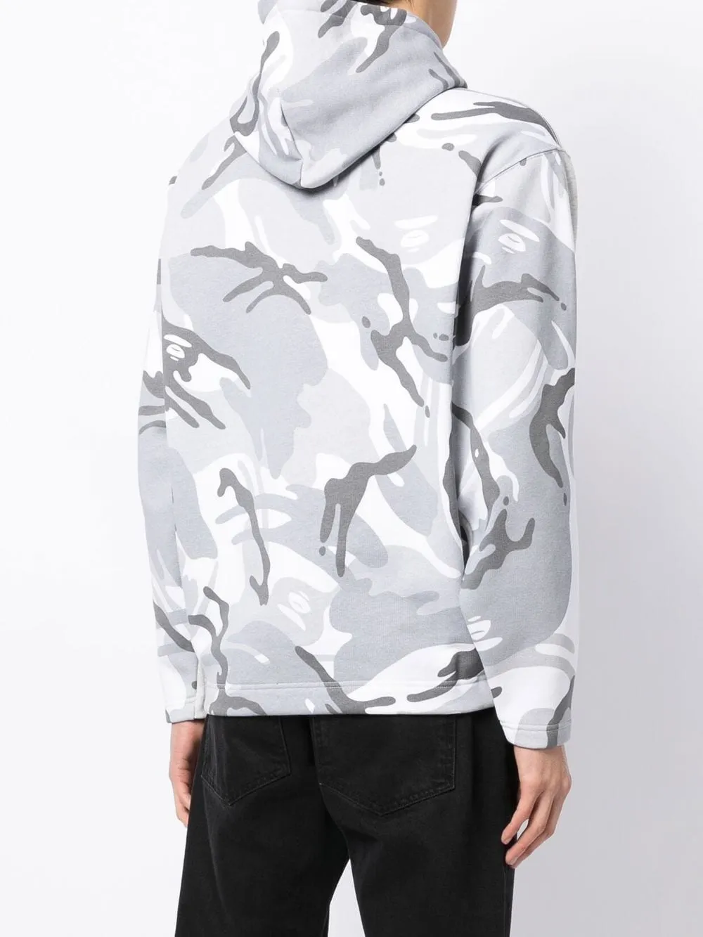 AAPE BY *A BATHING APE® appliqué logo drawstring hoodie