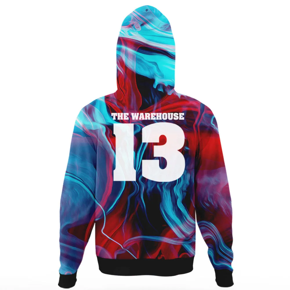 Abstract All Over Printed Hoodie