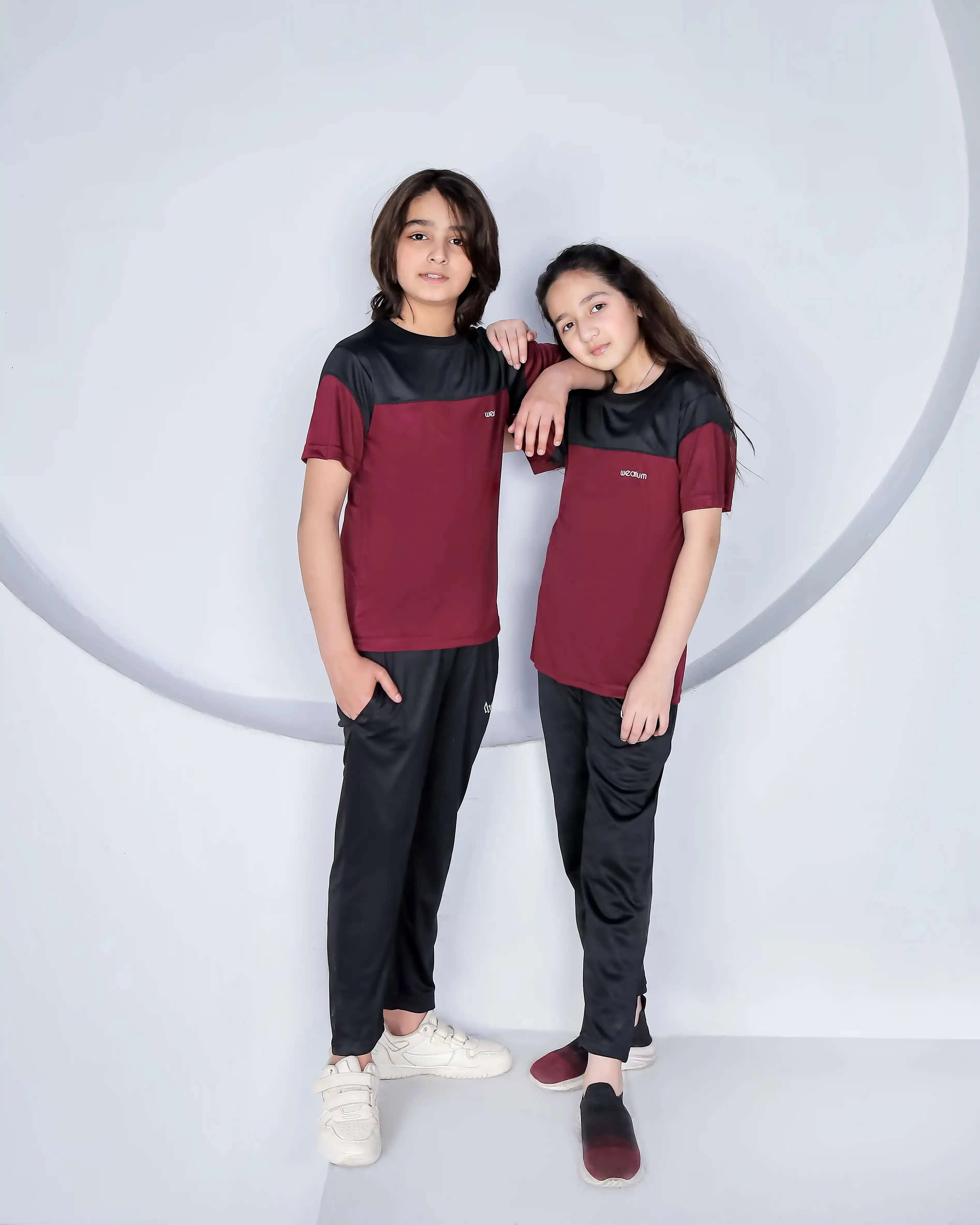 Active Burgundy - Kids Dri-Fit