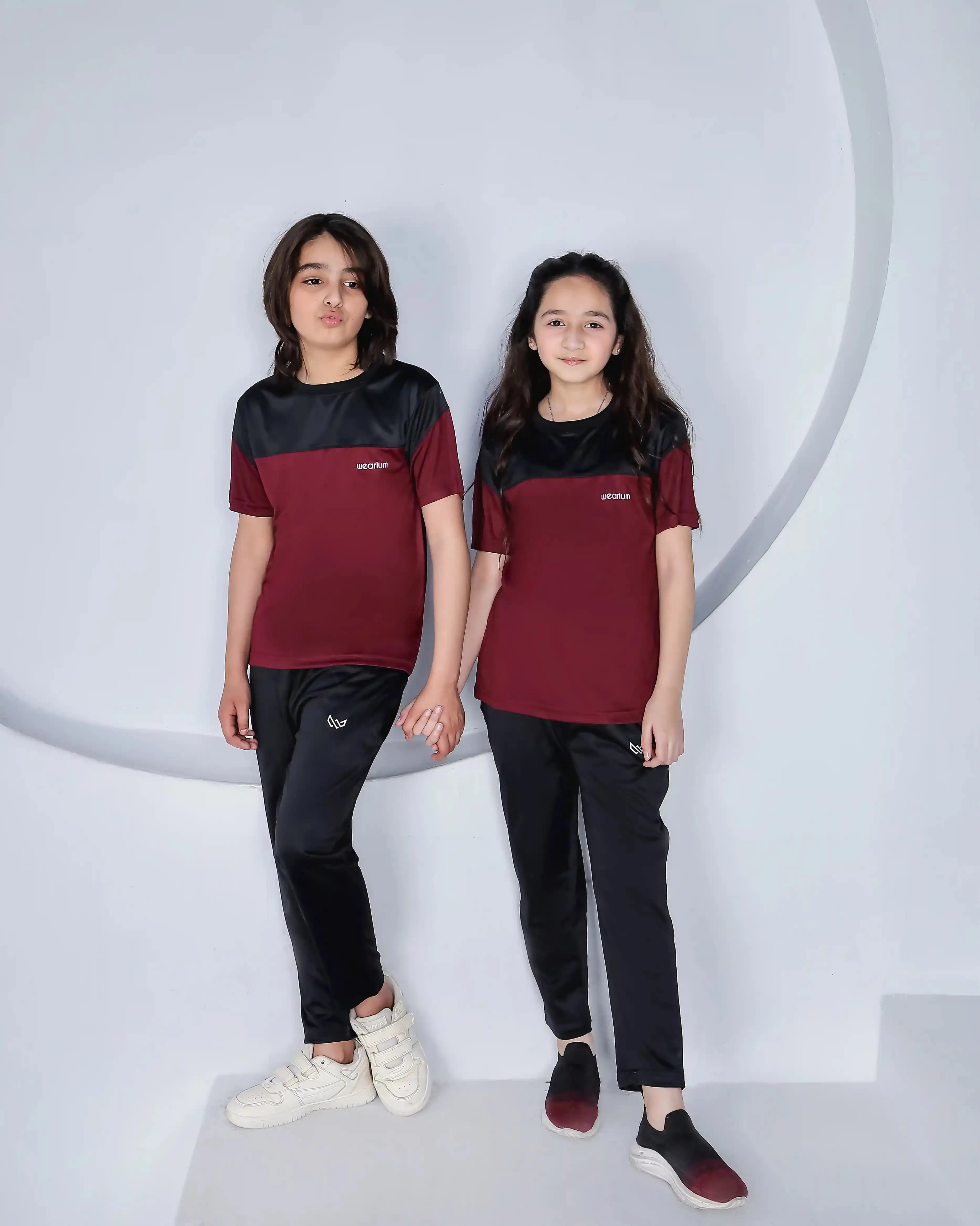 Active Burgundy - Kids Dri-Fit