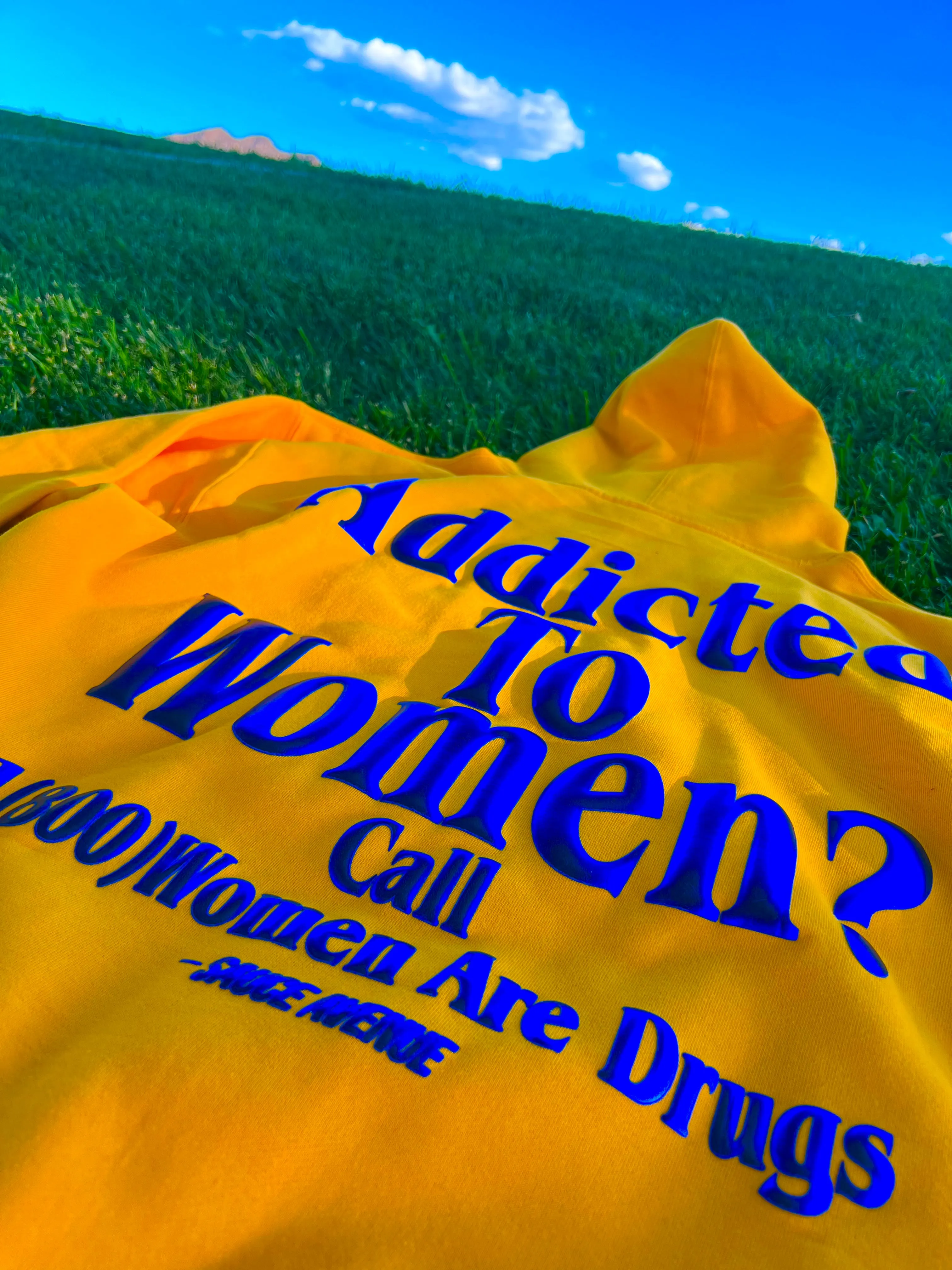 Addicted To Women?™ (BRP) | Luxury Heavyweight Hoodie (Gold)