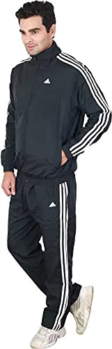 Adidas Men's Tracksuit (B47003_2XL_Black/White)