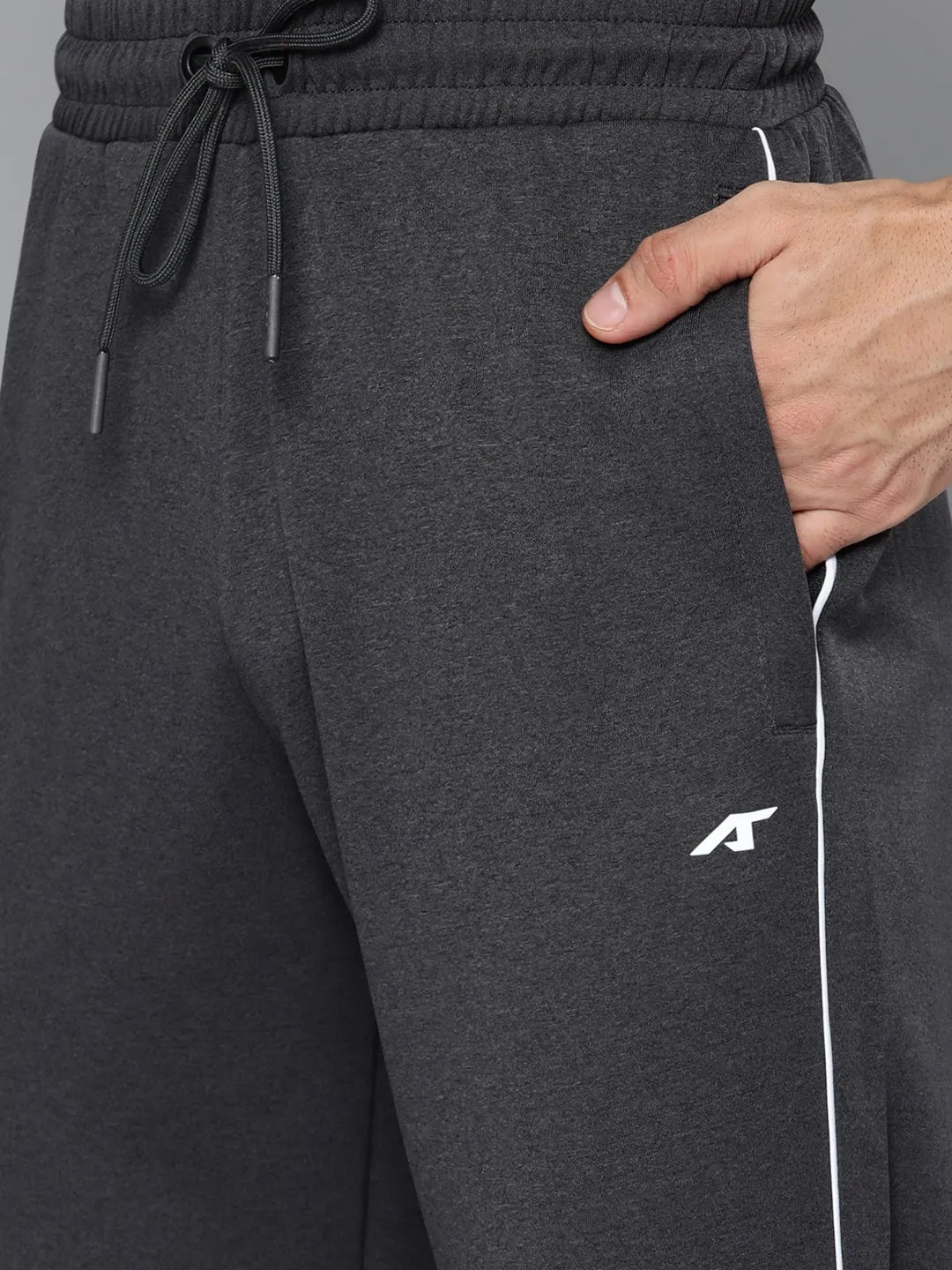 Alcis Men Printed Grey Track Suit