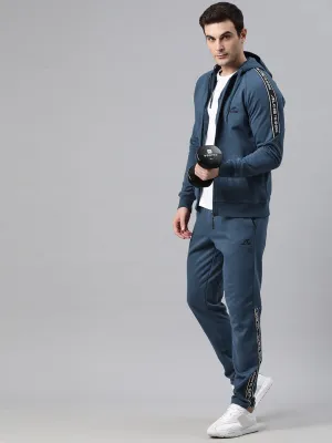 Alcis Men Solid Mid-Rise Tracksuit