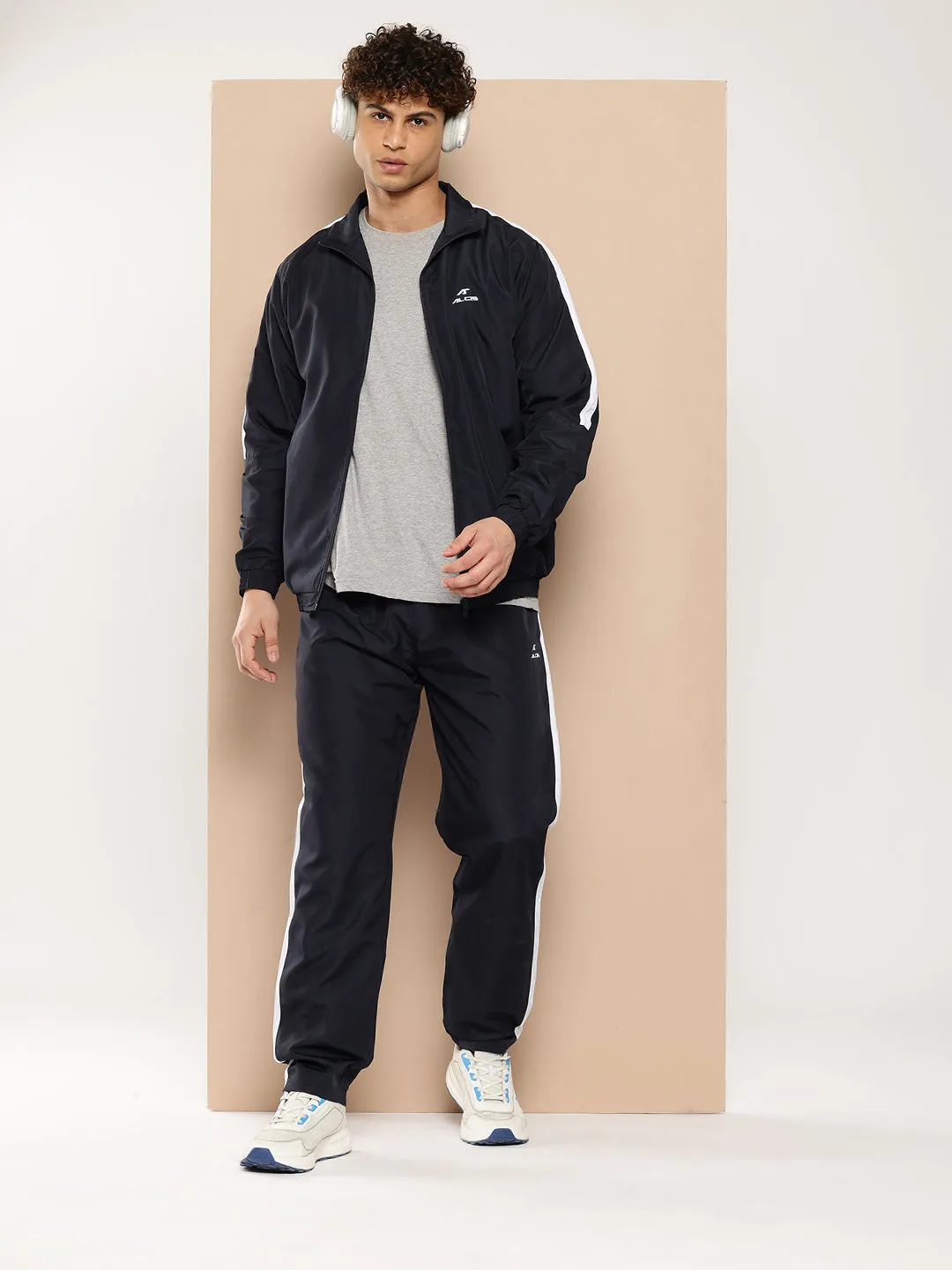 Alcis Men Solid Tracksuits
