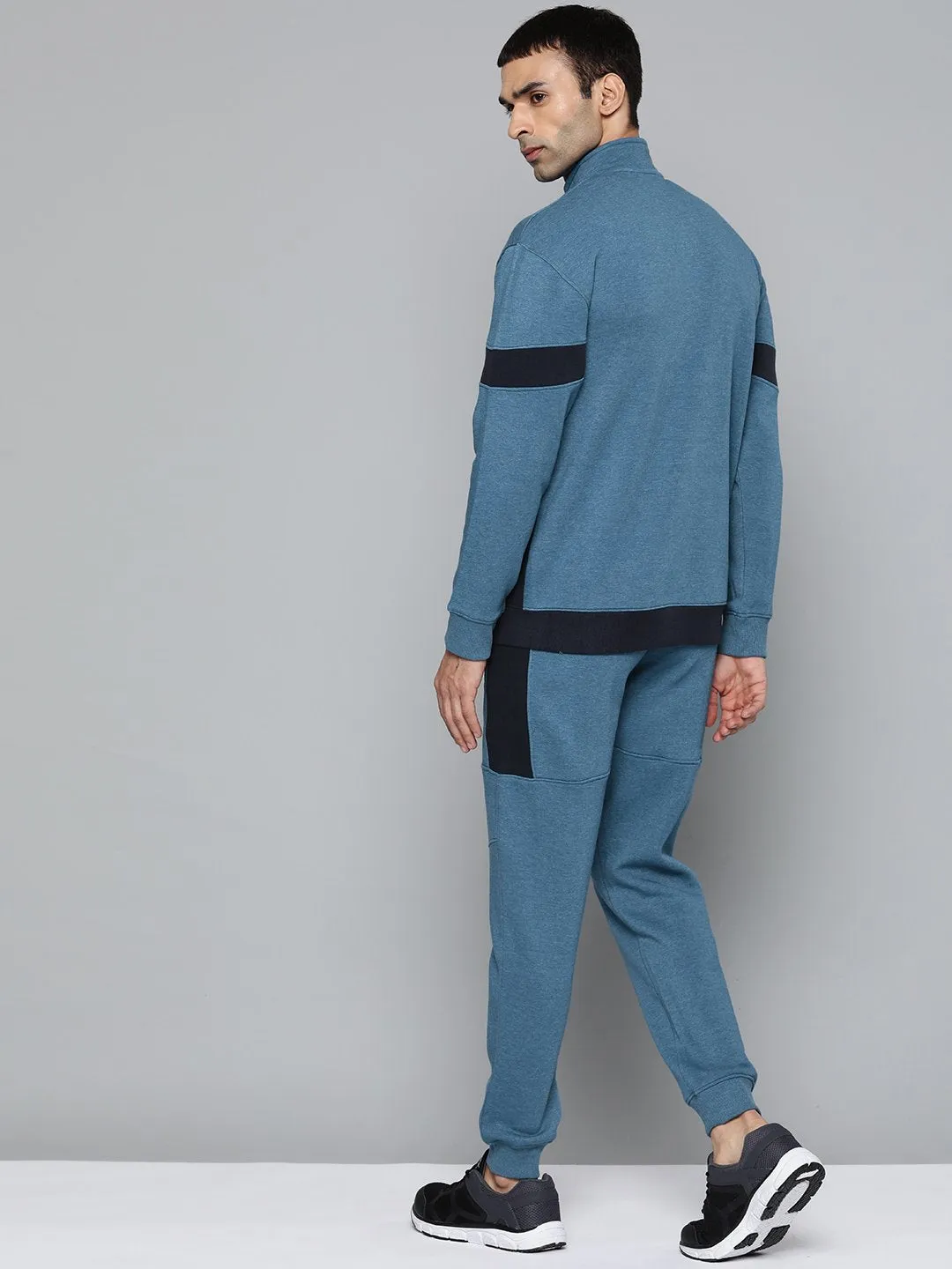Alcis Men Typography Blue Tracksuits