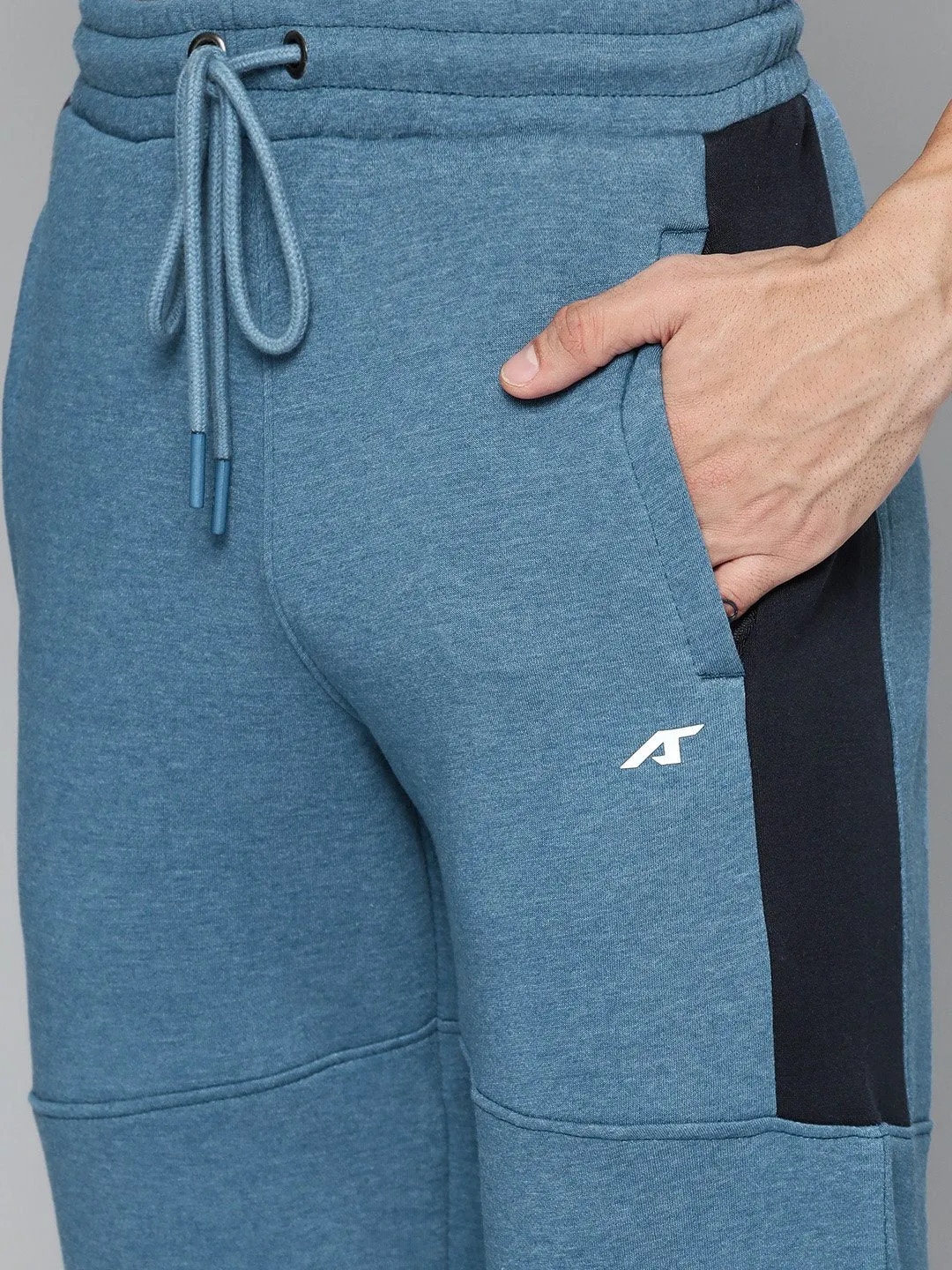 Alcis Men Typography Blue Tracksuits
