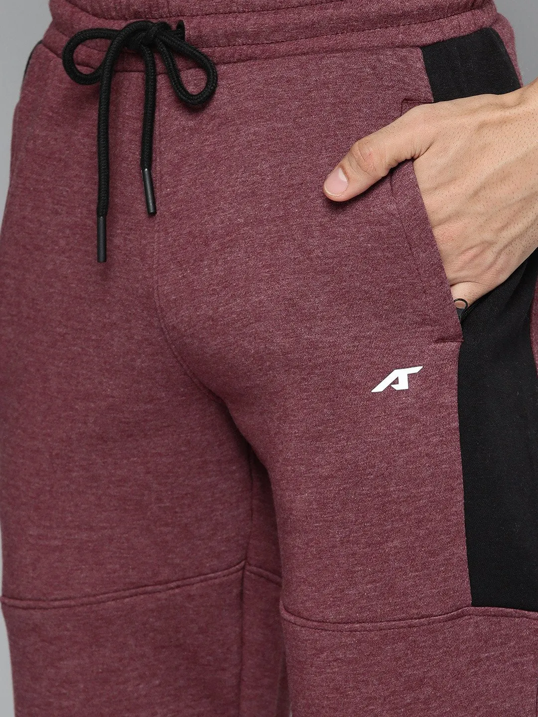 Alcis Men Typography Maroon Tracksuits