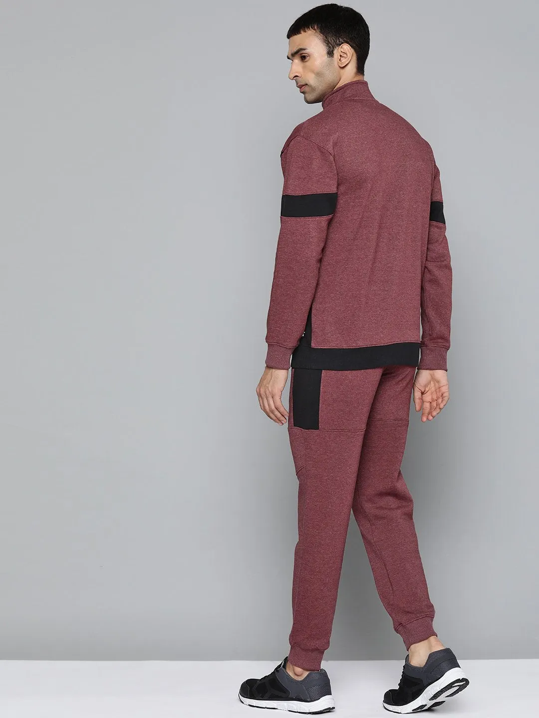 Alcis Men Typography Maroon Tracksuits