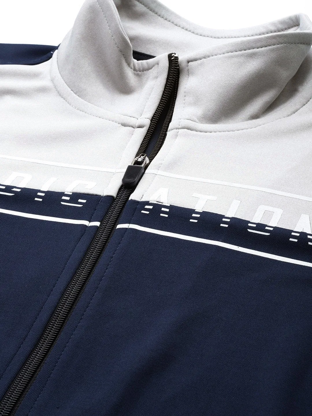 Alcis Men Typography Navy Blue Tracksuits