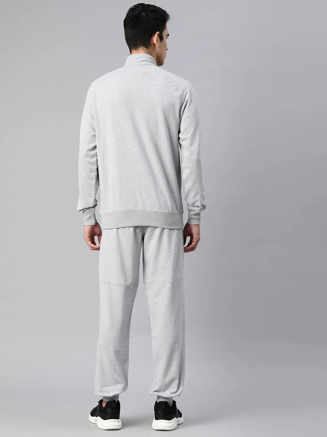 Alcis Men Typography Print Mid-Rise Tracksuit