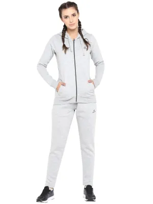 Alcis Women Grey Solid Tracksuit