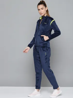 Alcis Women Navy Blue Solid Tracksuits