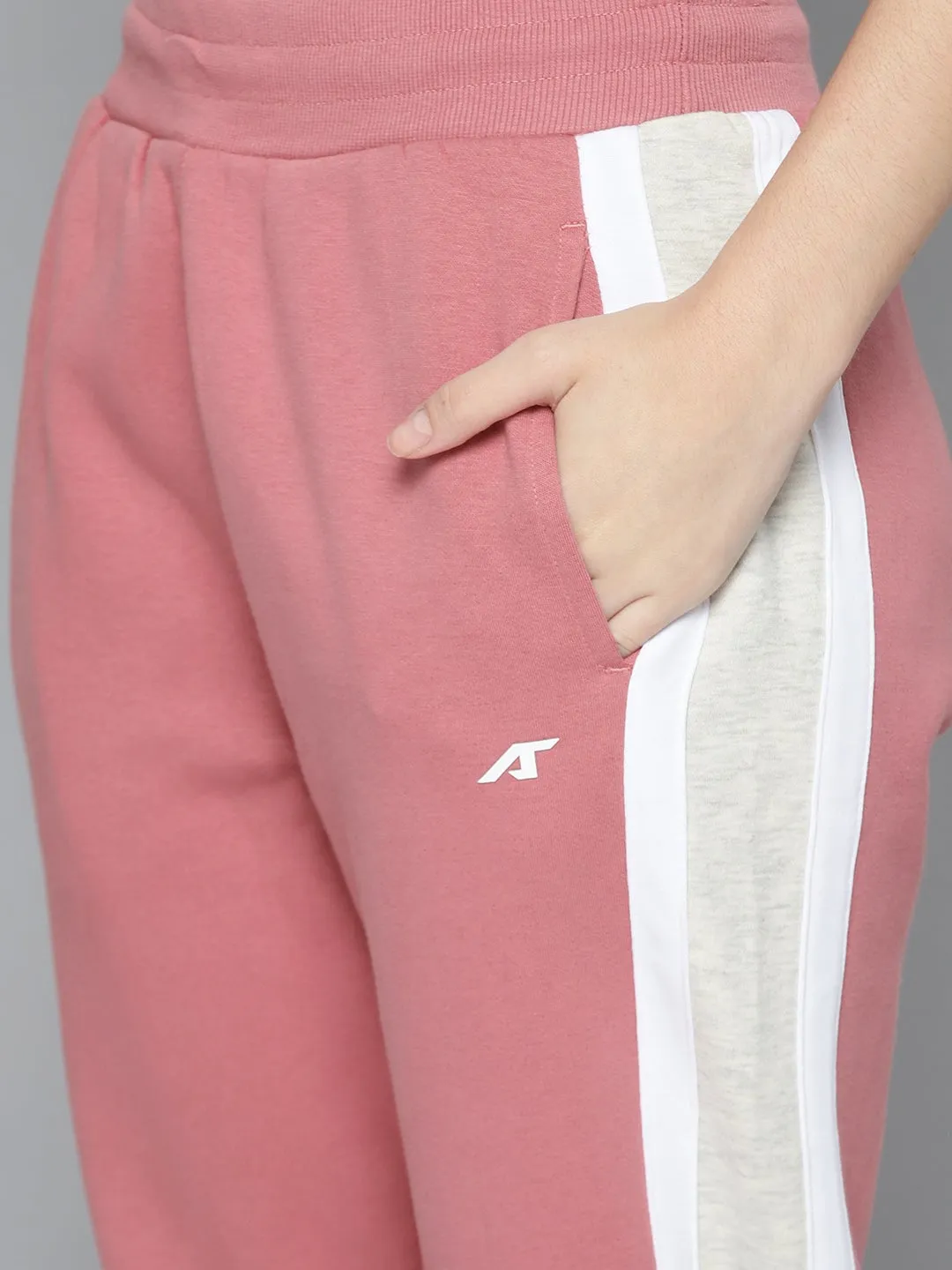 Alcis Women Printed White Track Suit