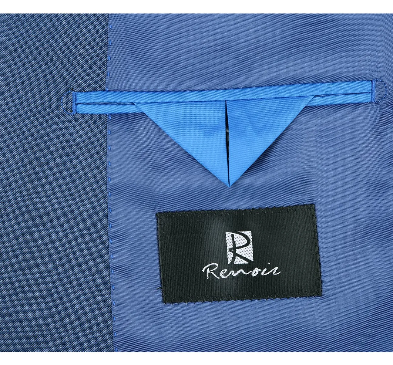 Alessandro Vitello by Renoir 2-Piece Slim Fit Single Breasted Wool Suit 557-1