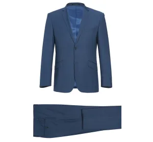 Alessandro Vitello by Renoir 2-Piece Slim Fit Single Breasted Wool Suit 557-1