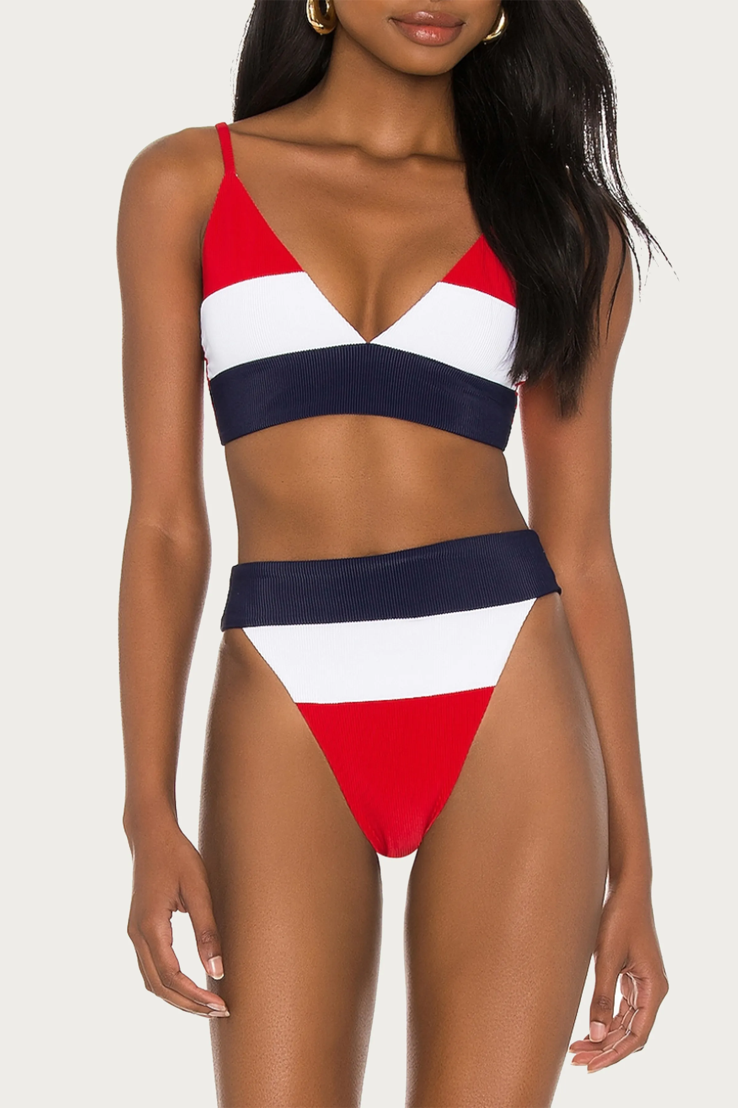 ALEXIS HIGH-LEG BIKINI BOTTOM