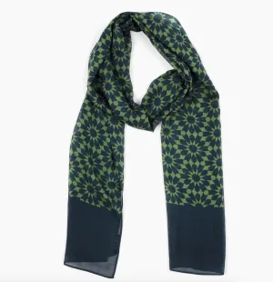 Alhambra Scarf - Forest & Light Green