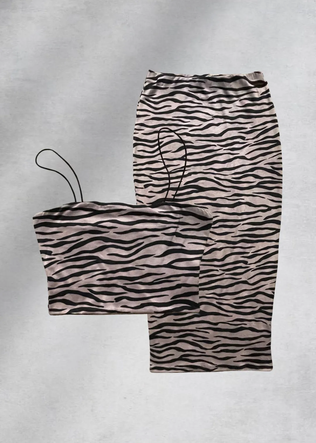 Amelia Crop Top - Zebra