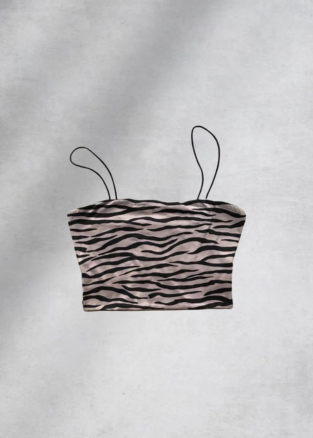 Amelia Crop Top - Zebra