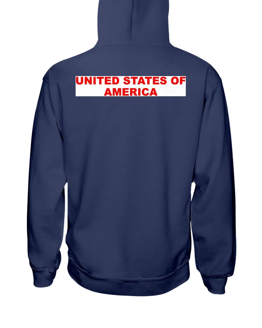 American Flag Jerzees Hoodies